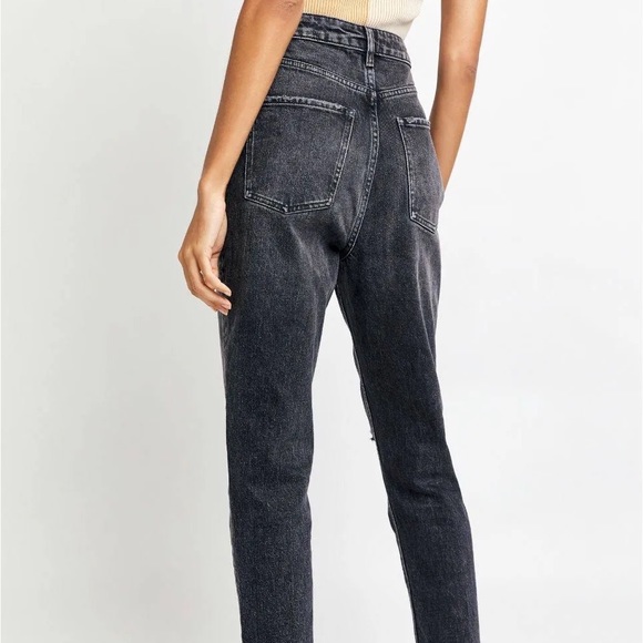 Free People Zuri Mom Jeans in Dusty Roads (24) - Picture 2 of 8